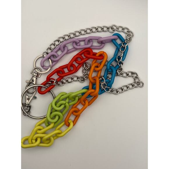 Colorful Handmade Chain Accent for Belt, Bag, or Necklace - Picture 4 of 11